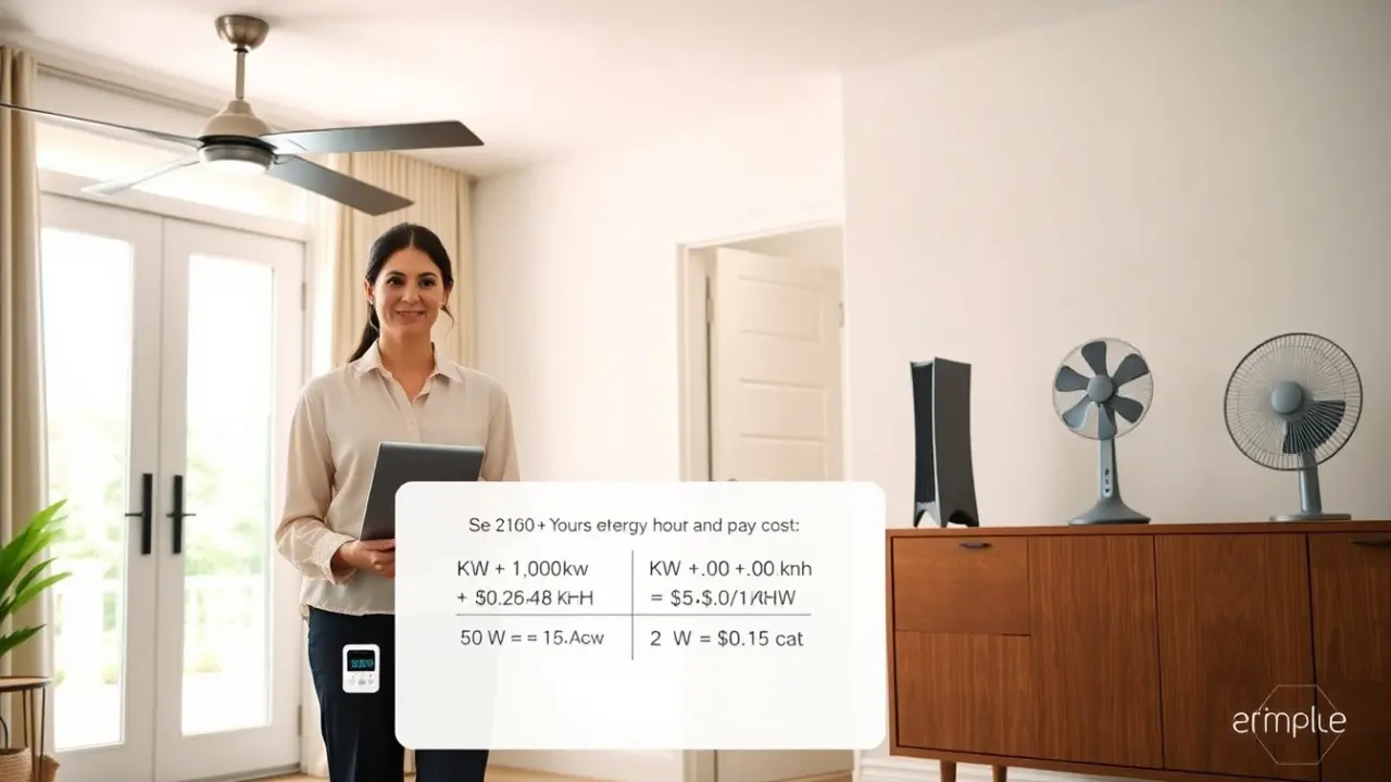 How Much Electricity Does a Fan Use? Real Costs, Examples, And Savings In 2026